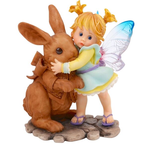 Enesco My Little Kitchen Fairies - Chocolate Bunny Fairy Rare - Picture 1 of 16